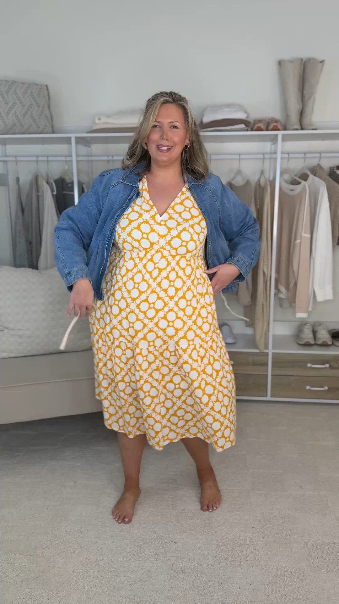Not Your Mom’s Walmart haul! 1. Wearing the 2X in the cardigan and XXXL in the jeans. The linen pants are a XXXL. 2. The yellow dress and jacket are a XXL! 3. Wearing the XXL in the blue dress it runs small so size up!

Plus size fashion, Walmart haul, affordable fashion, ootd, spring fashion, midsize outfits, spring dresses, comfy casual, everyday outfit ideas

#LTKOver40 #LTKPlusSize #LTKMidsize