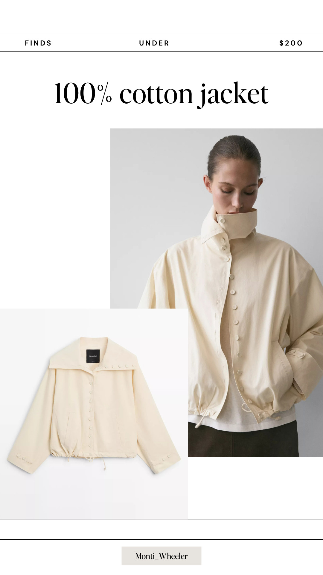 Love this cream colored, lightweight cotton jacket for spring 

 #LTKgrwm #LTKootd #LTKmomlife