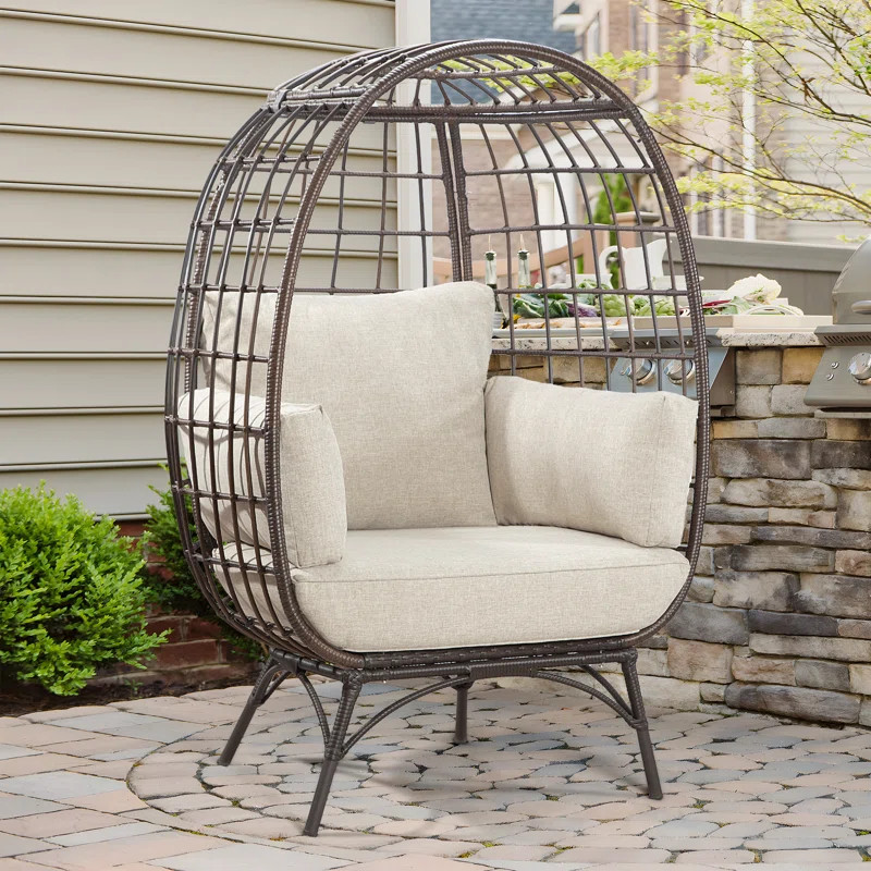 Cuccia Egg Patio Chair with Cushions | Wayfair North America