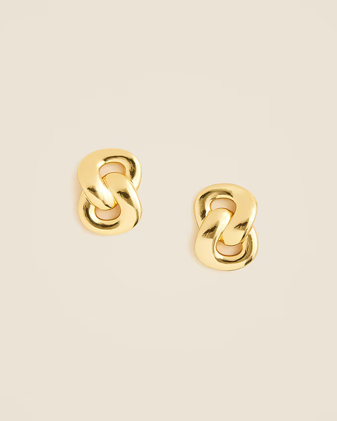 Chainlink stud earrings | J. Crew US