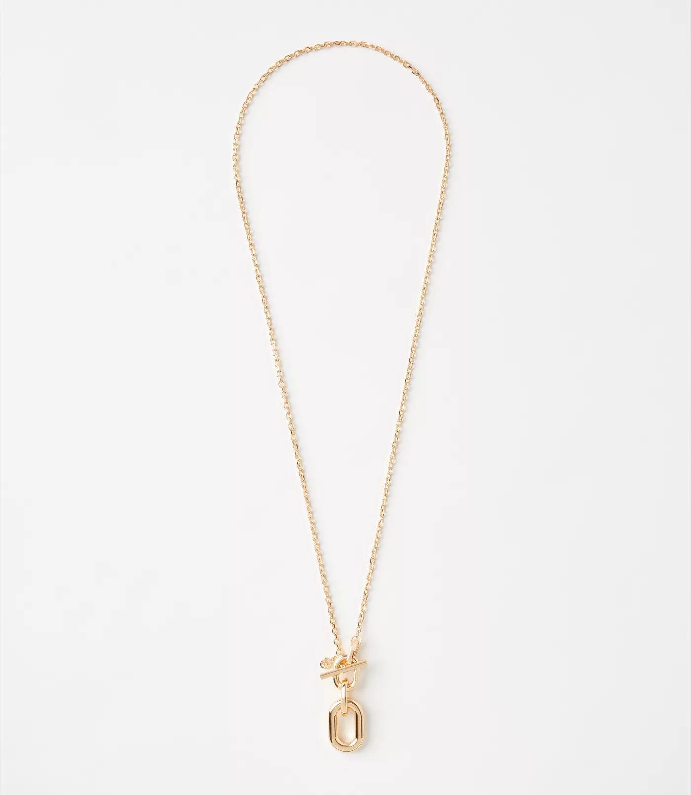 Chain Link Pendant Necklace | LOFT