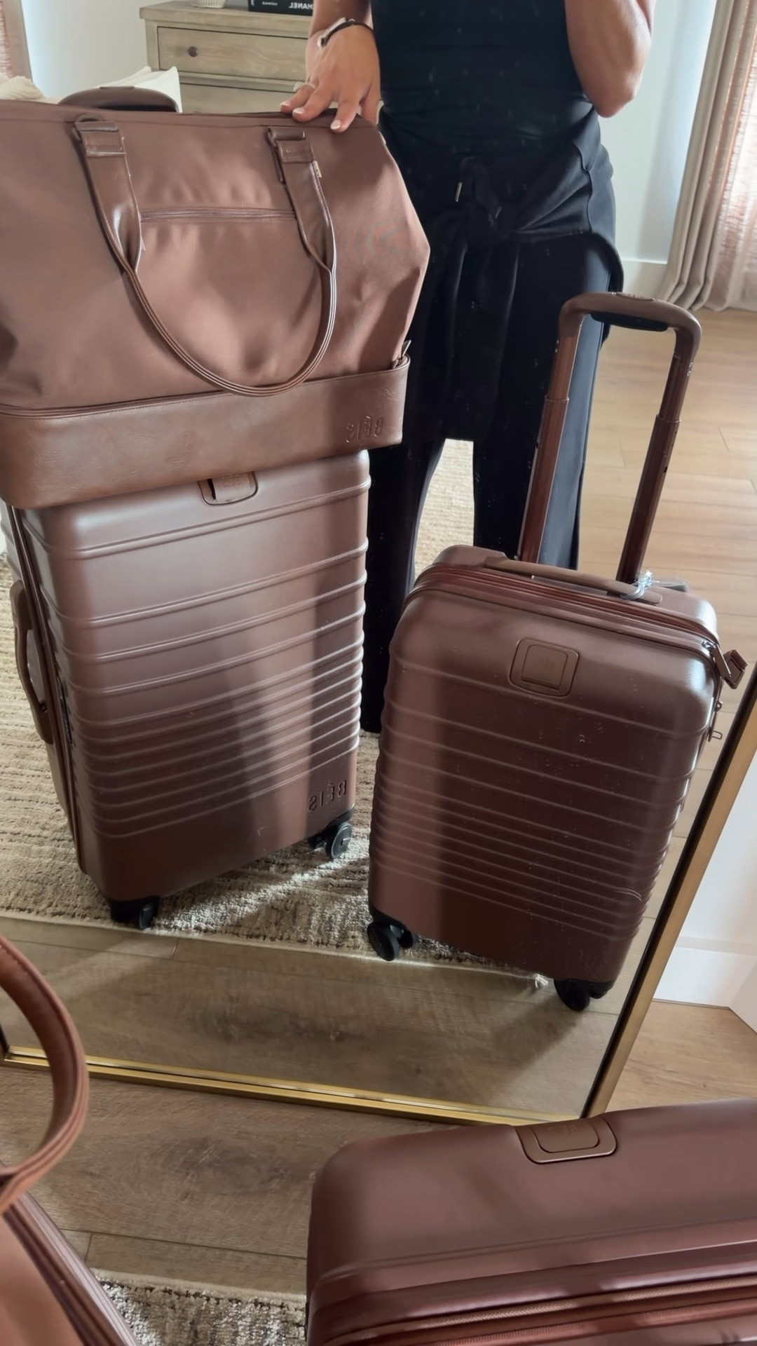 My new luggage for our Italy summer trip. Beis luggage and the weekender in the color maple

#LTKHome #LTKTravel #LTKOver40