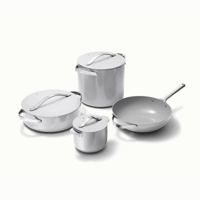 Caraway Home 8pc Cookware Set Gray | Target