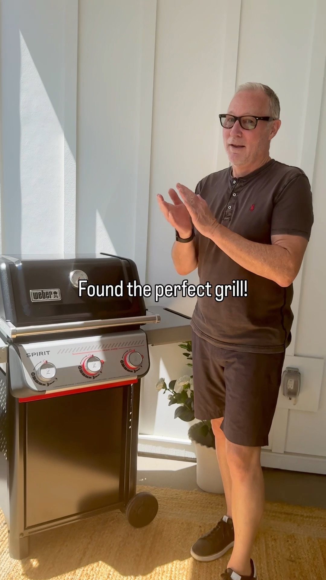 Sharing our Weber Spirit E-325 grill from Wayfair.  🤍 We’ve been loving the three burners, even heat, and sear zone, it makes everyday cooking so easy. Jeff loves the quality and I love the size 👏🏼 
@Wayfair #wayfairpartner #wishyouwerehere #outdoor #wayfair #ad 

#LTKfoodie #LTKHome #LTKSeasonal