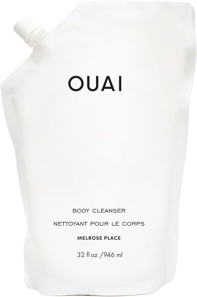 OUAI Body Cleanser Refill, Melrose Place - Foaming Body Wash with Jojoba Oil and Rosehip Oil to H... | Amazon (US)