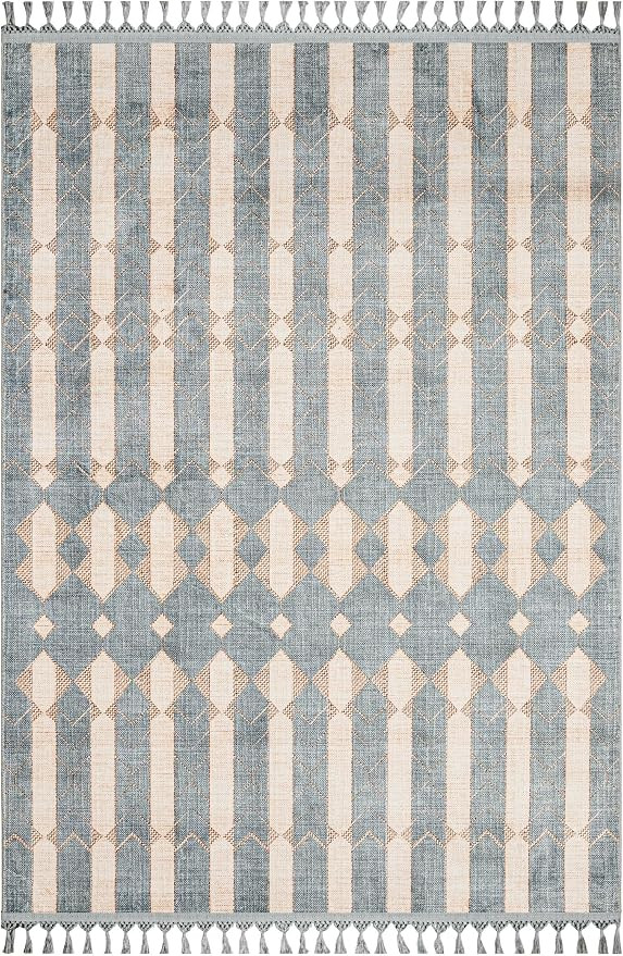 Praval Modern Gray Velvet Non Slip Machine Washable Rugs for Living Room Bedroom Hallway Boho Mor... | Amazon (US)