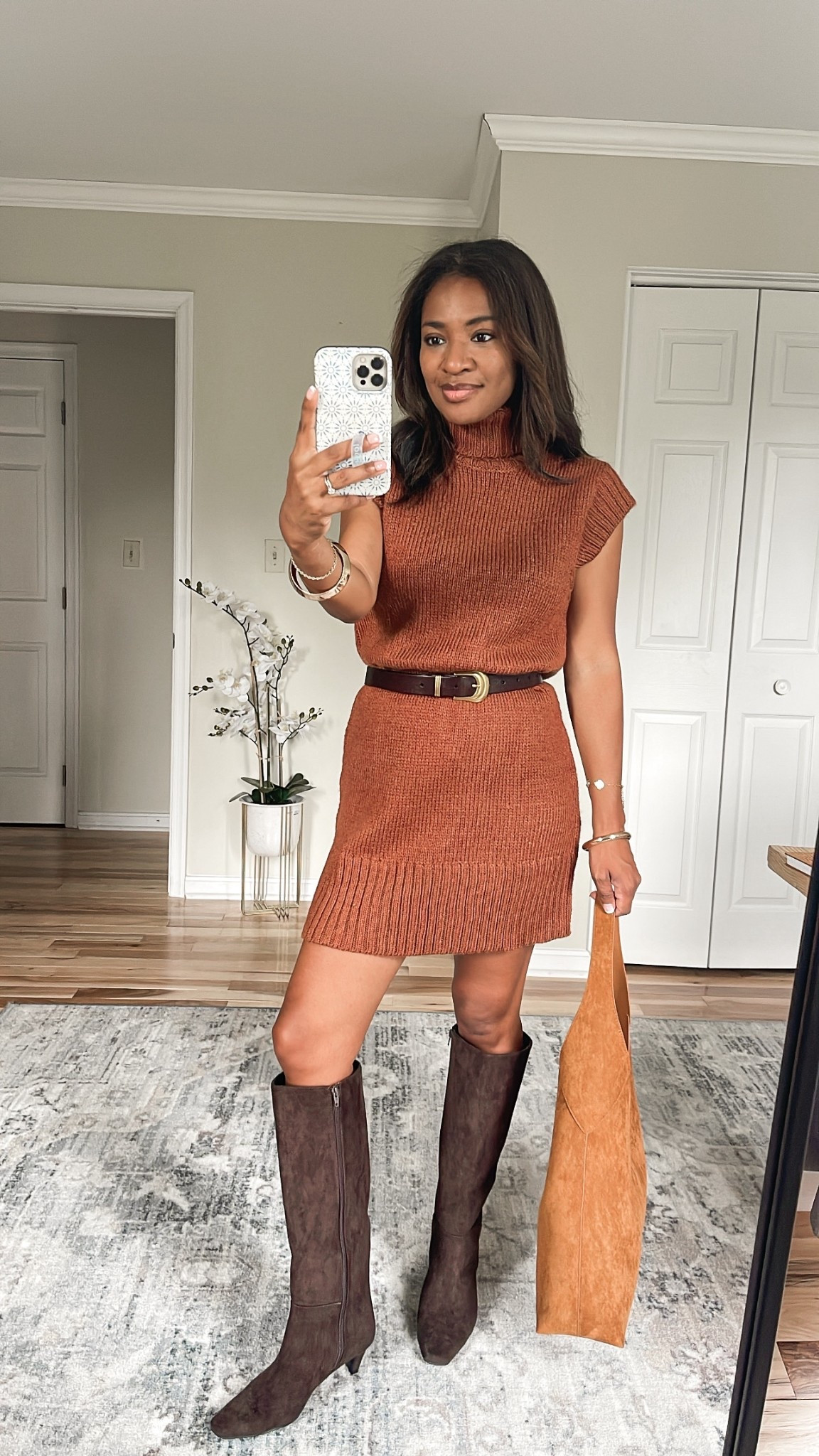 Walmart sweater dress! So cute for Fall! Other colors in stock! Wearing a small 

#LTKFindsUnder100 #LTKFindsUnder50 #LTKSaleAlert