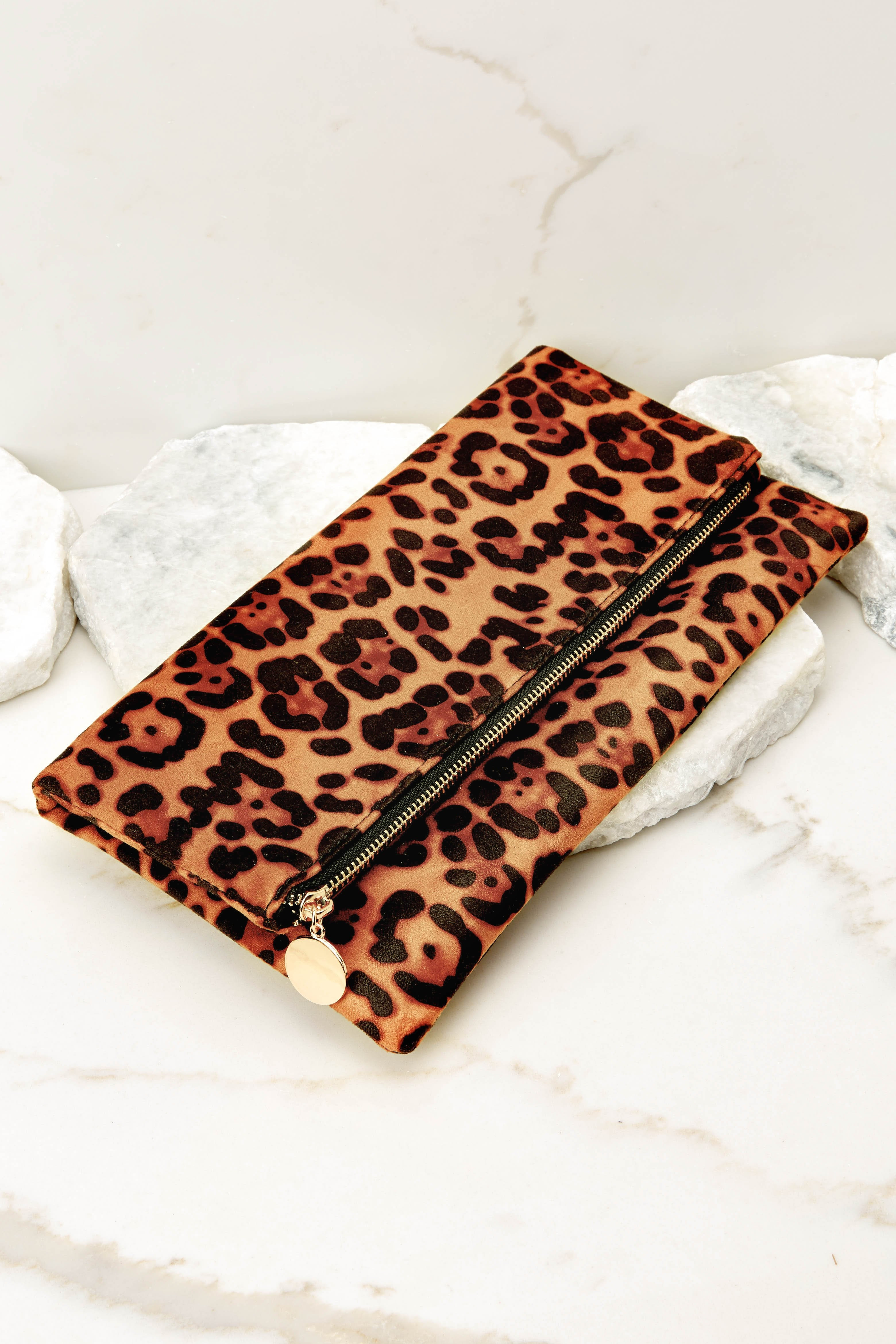 Going Out Leopard Print Clutch | Red Dress 