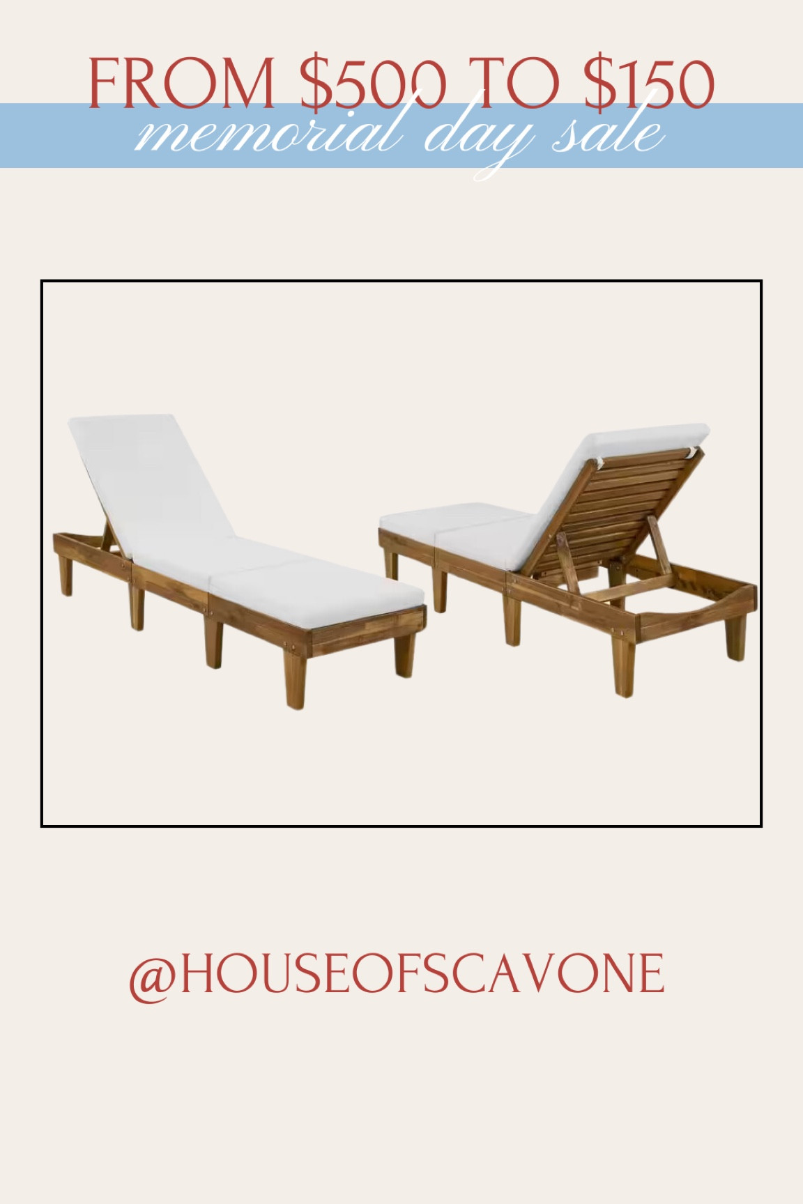 it’s that time to pull out the loungers and soak up the sun! These are the perfect loungers to refresh your outdoor space! Originally they are $500! For Memorial Day they are on sale for $150!!!! #memorialday #memorialdaysale #summer #summersale #lounger #chaiselounger #outdoorlounger #poolchaise #poollounger #poolchair

#LTKSaleAlert #LTKSeasonal #LTKHome