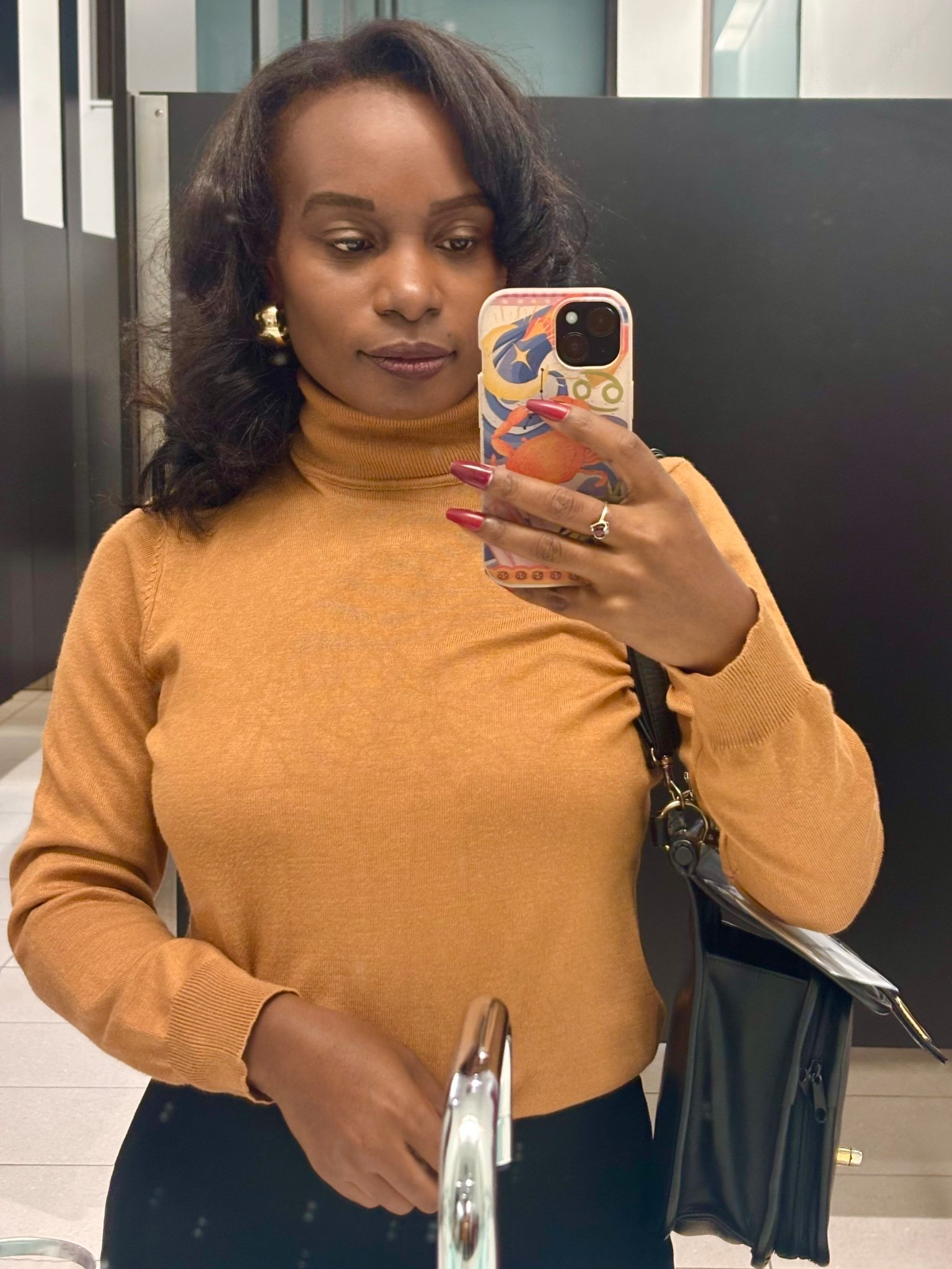 Matching the Fall foliage in this gold tone turtleneck sweater.  🍁 Can be paired with jeans and boots or dress pants and heels.

#LTKFindsUnder100 #LTKStyleTip #LTKSeasonal