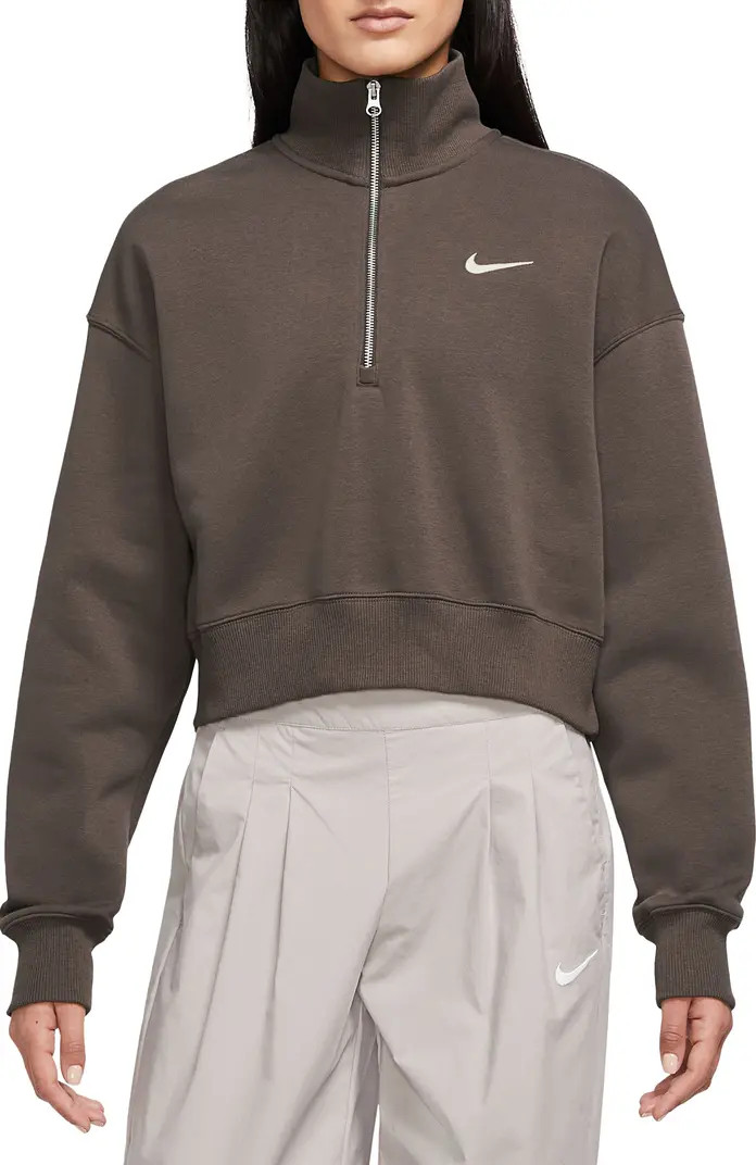 Nike Sportswear Phoenix Fleece Crop Sweatshirt | Nordstrom | Nordstrom