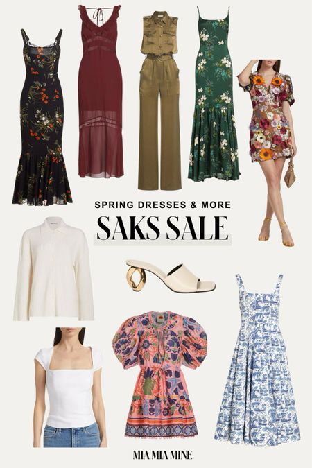 Saks fifth avenue spring sale - save up to 40% off spring dresses, farm Rio summer outfits, reformation dresses and designer sandals 

#LTKtravel #LTKsalealert #LTKstyletip