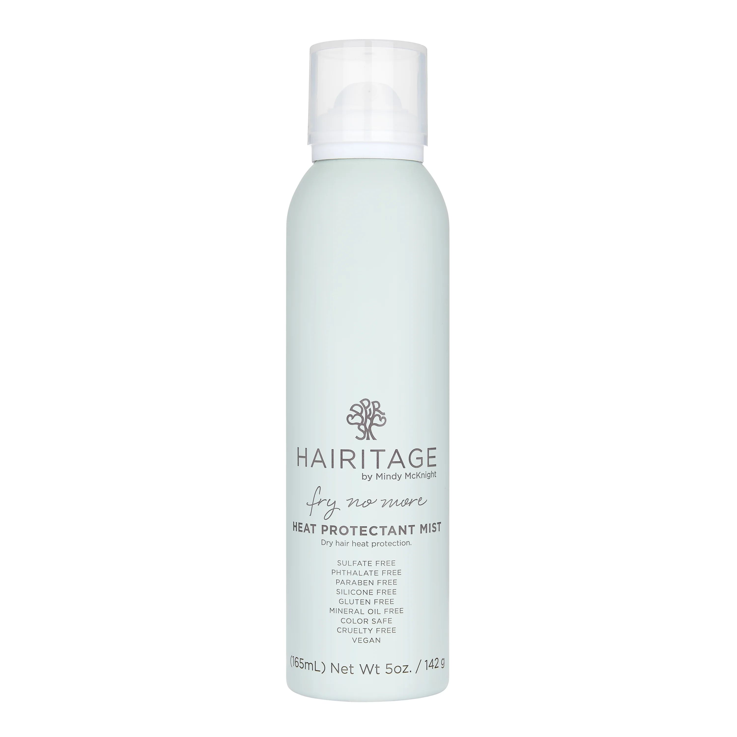 Hairitage Fry No More Heat Protectant Mist - Blow Dry, Straightening & Curling, 5 fl. Oz | Walmart (US)