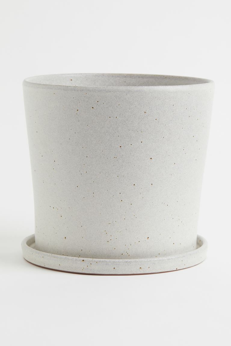 Large Plant Pot and Saucer | H&M (US + CA)