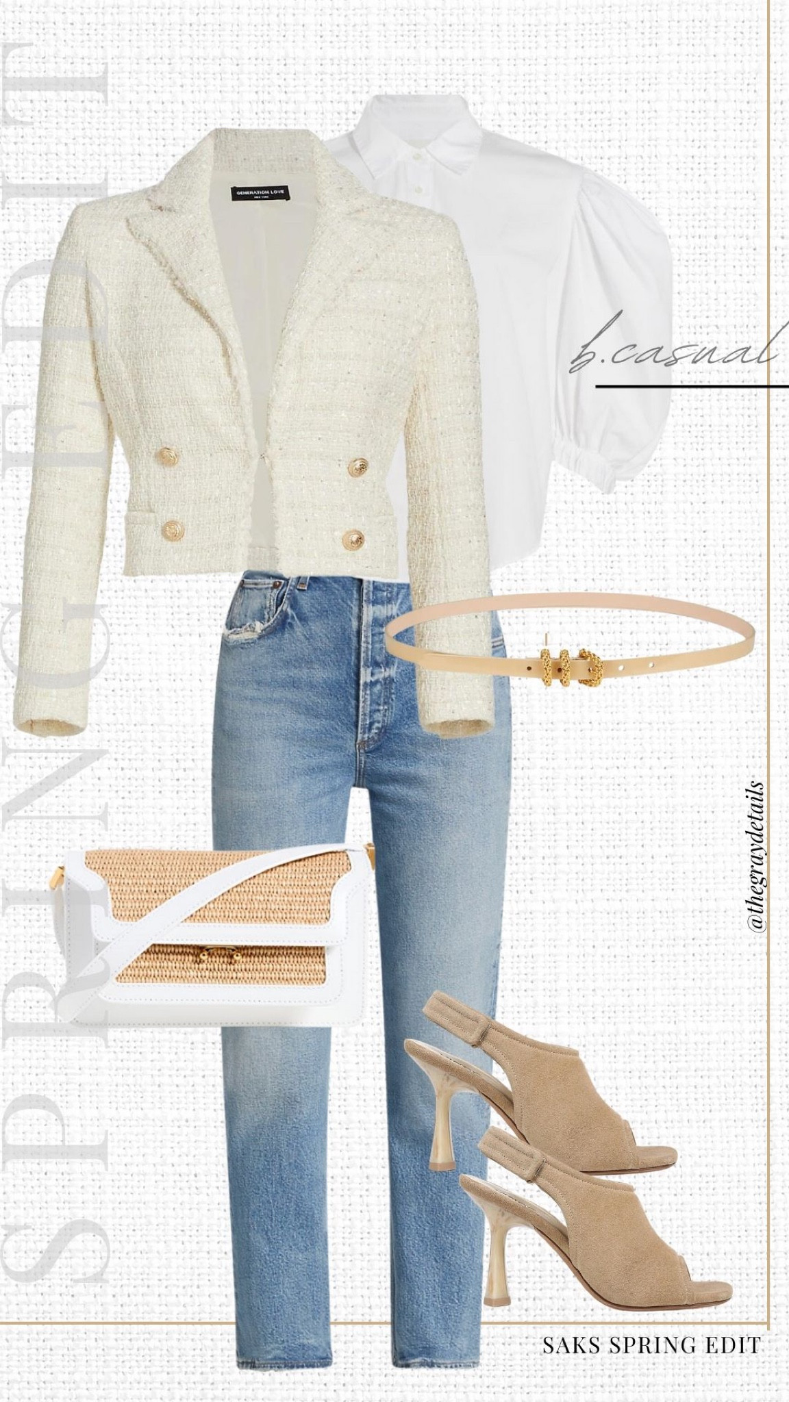 Saks friends and family sale 25% off

Agolde jeans, spring bag, cropped blazer 

#LTKFind #LTKsalealert #LTKworkwear