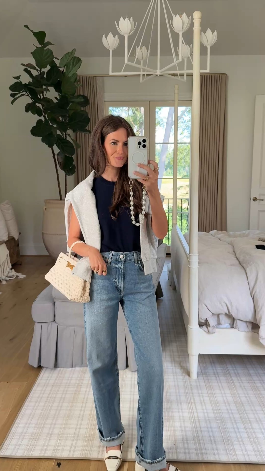 AGOLDE Harper relaxed straight leg jeans - I sized down one size to a 24 in these!

Cashmere sweater vest, sweatshirt, denim for fall, fall fashion, JW PEI

#LTKSeasonal #LTKFindsUnder100 #LTKFindsUnder50