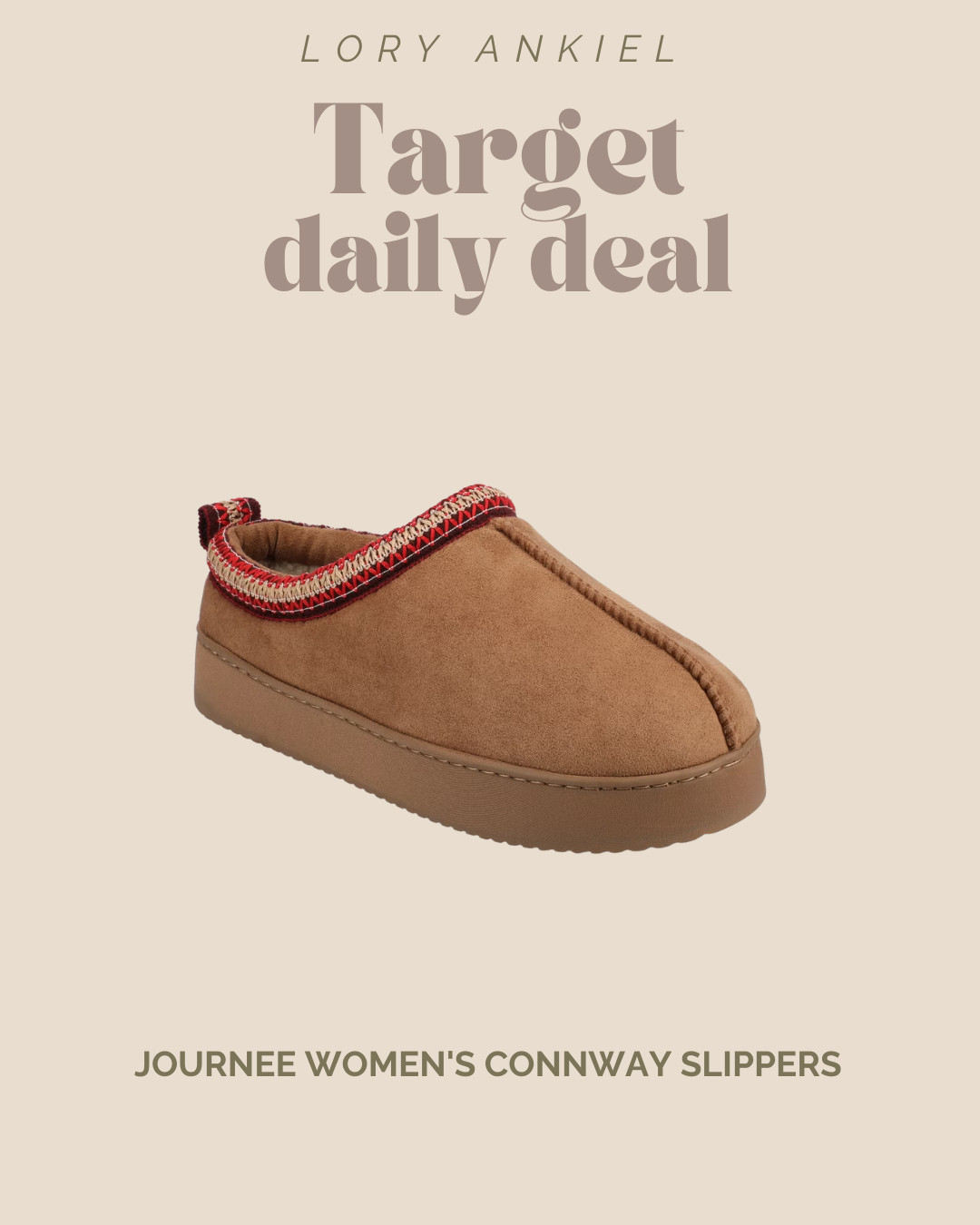 Target Daily Deal! - Journee Women's Connway Slippers

#travelshoes #houseshoes  

 #LTKSeasonal #LTKSaleAlert #LTKTravel