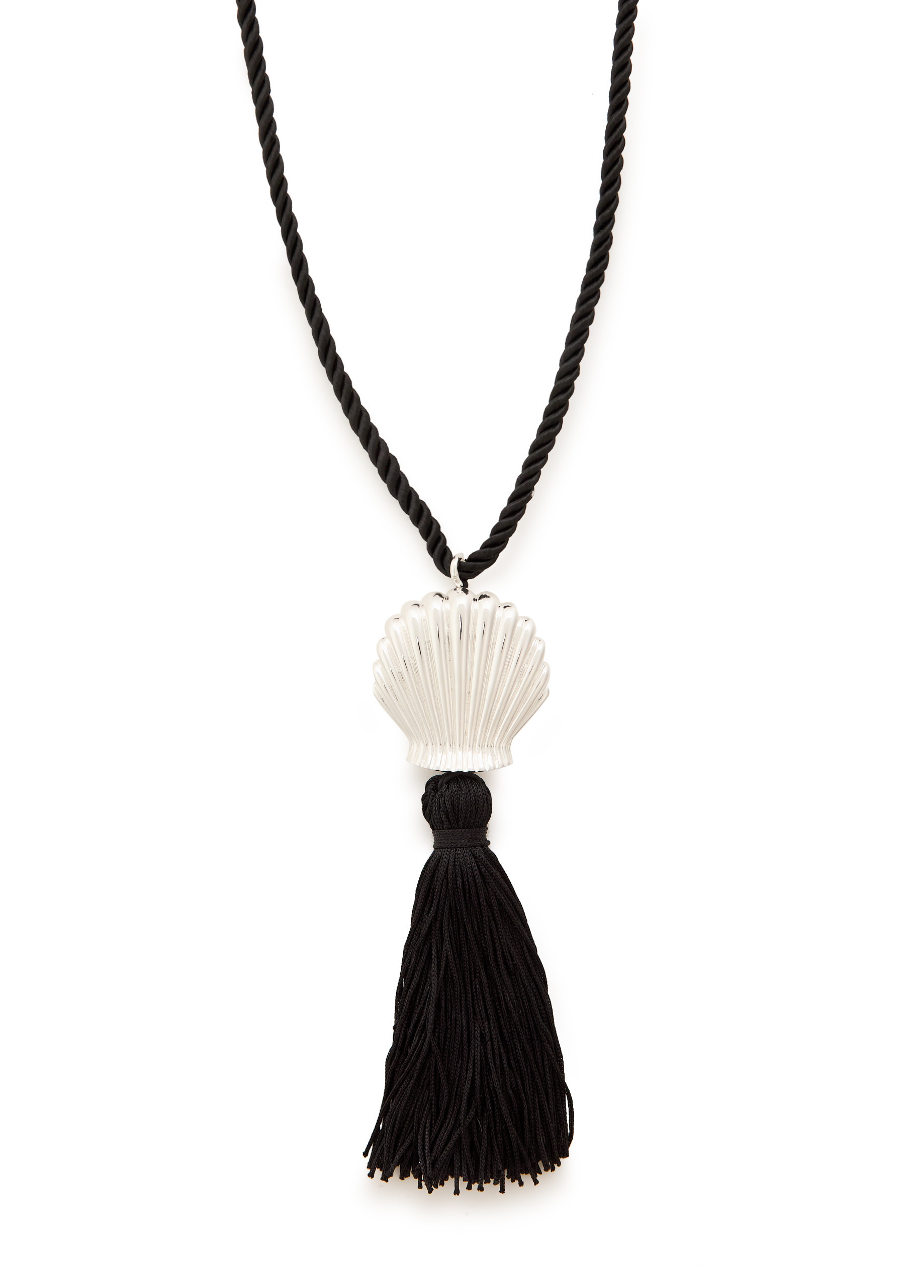 Éze shell pendant cord necklace | Harvey Nichols