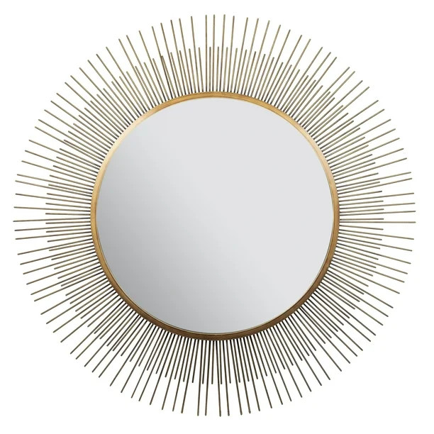 Patton Wall Decor Sunburst Wall Accent Mirror, Gold, 36" x 36" - Walmart.com | Walmart (US)