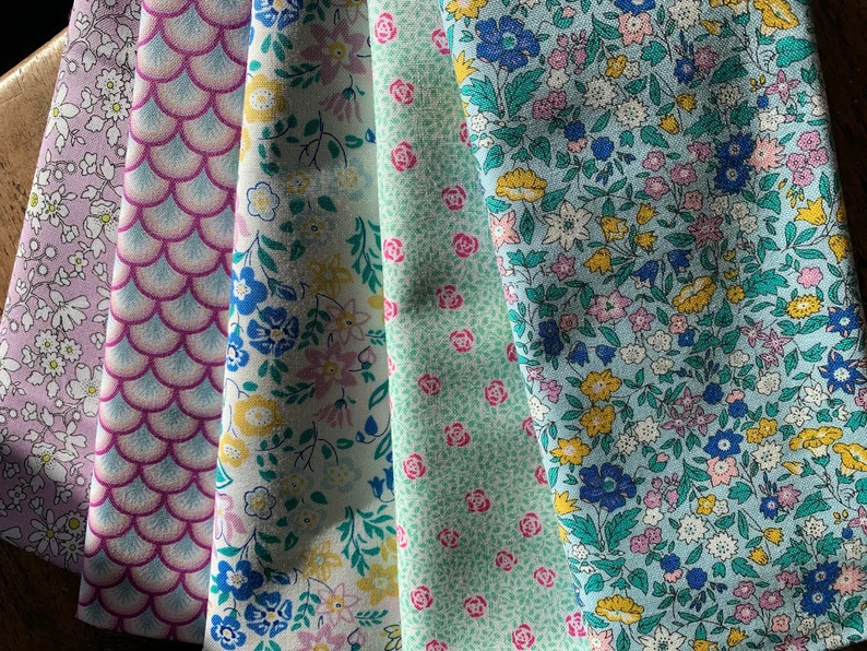 Liberty Deco Dance Bundle 5 Fabrics 100% Lasenby Cotton - Etsy | Etsy (US)