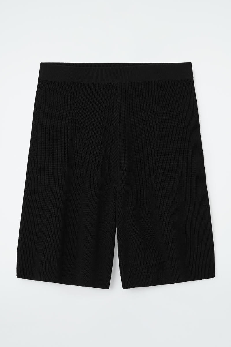 Ribbed-Knit Bermuda Shorts | COS (US)
