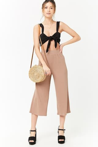 Ribbed High-Rise Culottes | Forever 21 (US)