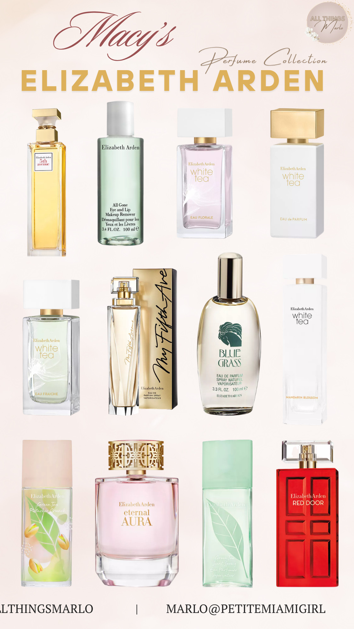 Macy's Elizabeth Ardern Perfume collection 

 #LTKdayinmylife #LTKgrwm #LTKselfcare