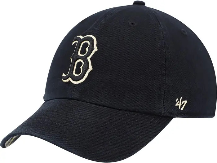 '47 Women's '47 Black Boston Red Sox Bagheera Cheetah Undervisor Clean Up Adjustable Hat | Nordst... | Nordstrom