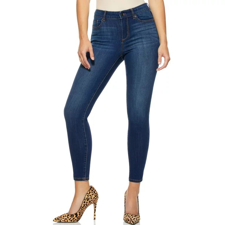 Sofia Jeans by Sofia Vergara Women’s Sofia Mid-Rise Skinny Ankle Jeans | Walmart (US)