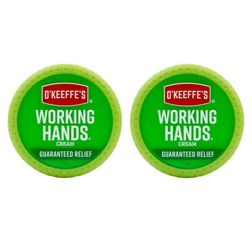 O'Keeffe's Working Hands Hand Cream for Extremely Dry, Cracked Hands, 3.4 Ounce Jar, (Pack 2) | Amazon (US)