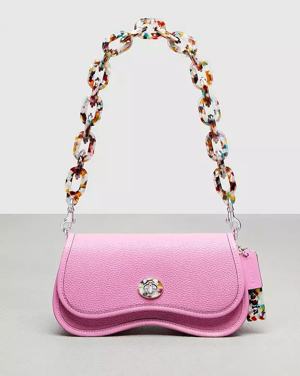 Wavy Dinky Bag With Crossbody Strap | Coach (US)