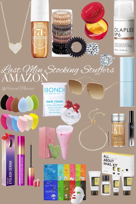 Send this to your hubby or partner so they can stuff your Christmas stocking! All from Amazon so they’ll come before Christmas and all under $50! Beauty, wellness, accessories and more!

#LTKGiftGuide #LTKfindsunder50 #LTKHoliday