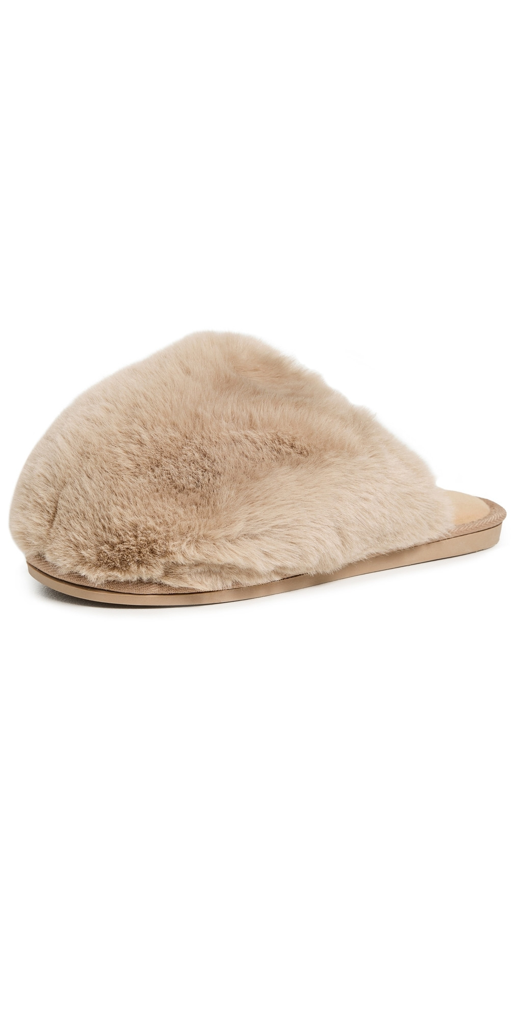Free People Snowball Slippers Taupe 10 | Shopbop