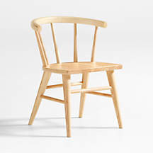 Anker Natural Wood Kids Play Chair | Crate & Barrel
