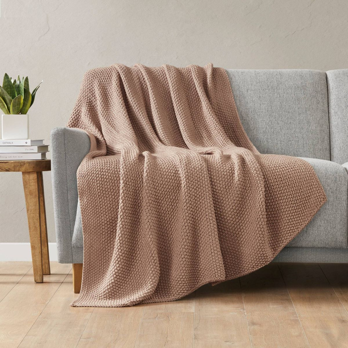 Ink+Ivy 50"x60" Bree Knit Throw Blanket Brown | Target