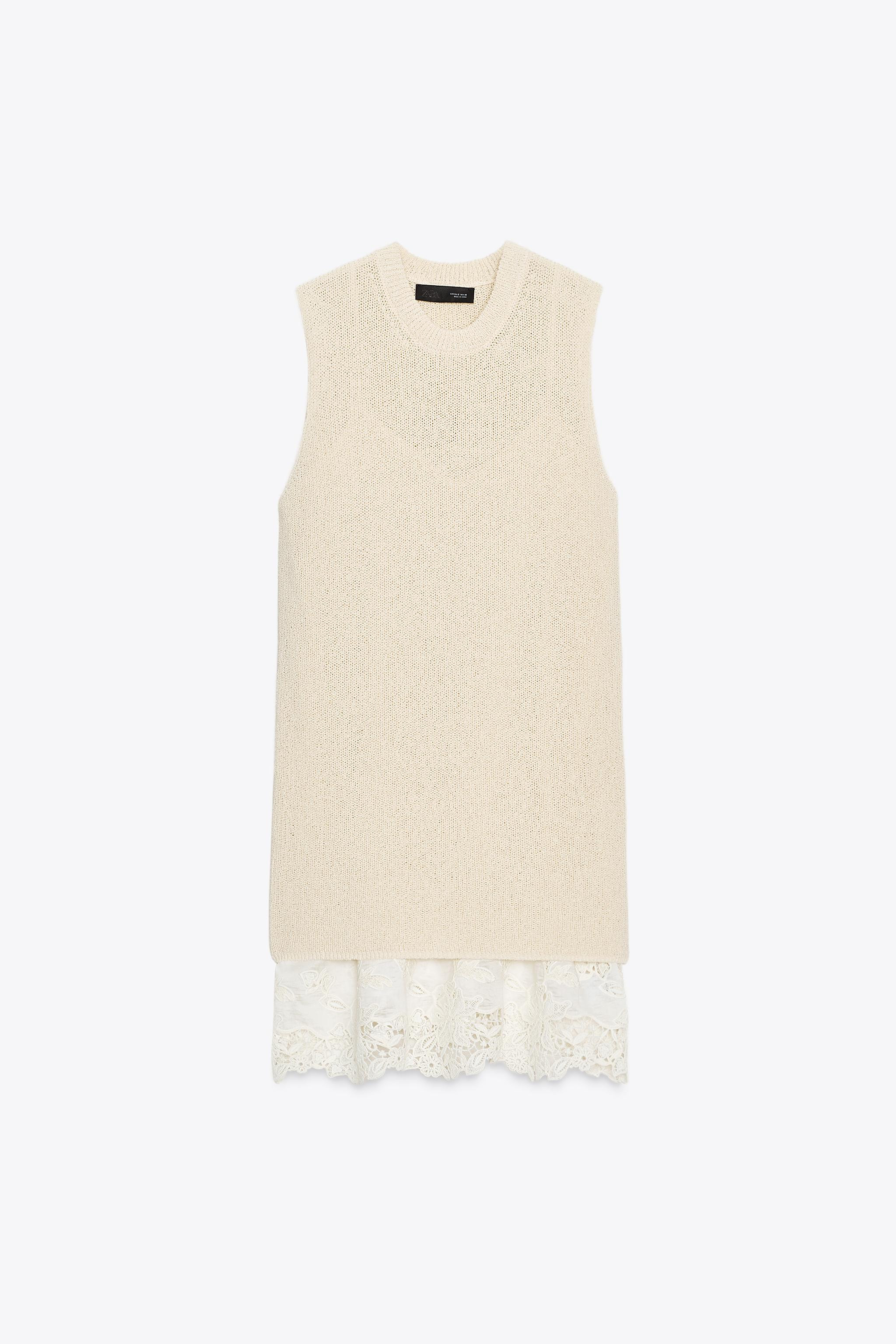COMBINATION KNIT DRESS | Zara US