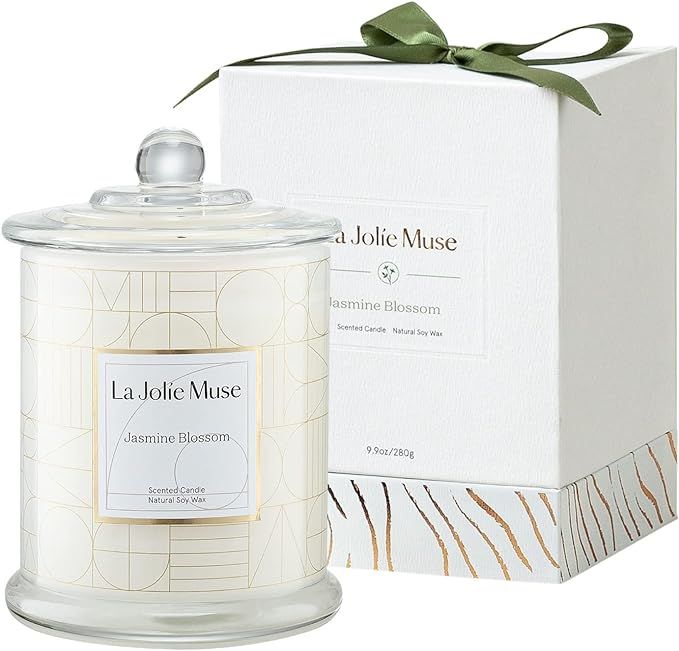 LA JOLIE MUSE Candles Gifts for Women, Mothers Day Gift Candles for Women with Gift Box, Jasmine ... | Amazon (US)
