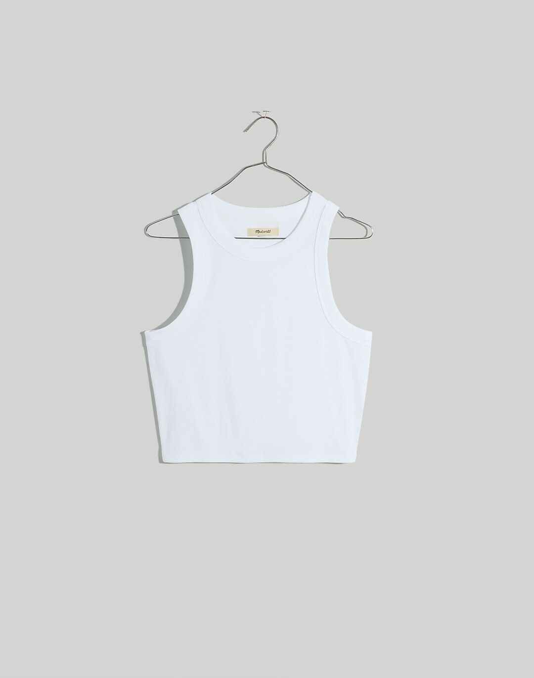 Supima&reg; Rib Crop Tank | Madewell