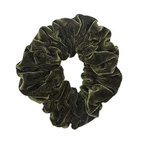 Jumbo Velvet Scrunchy-Olive | Amazon (US)