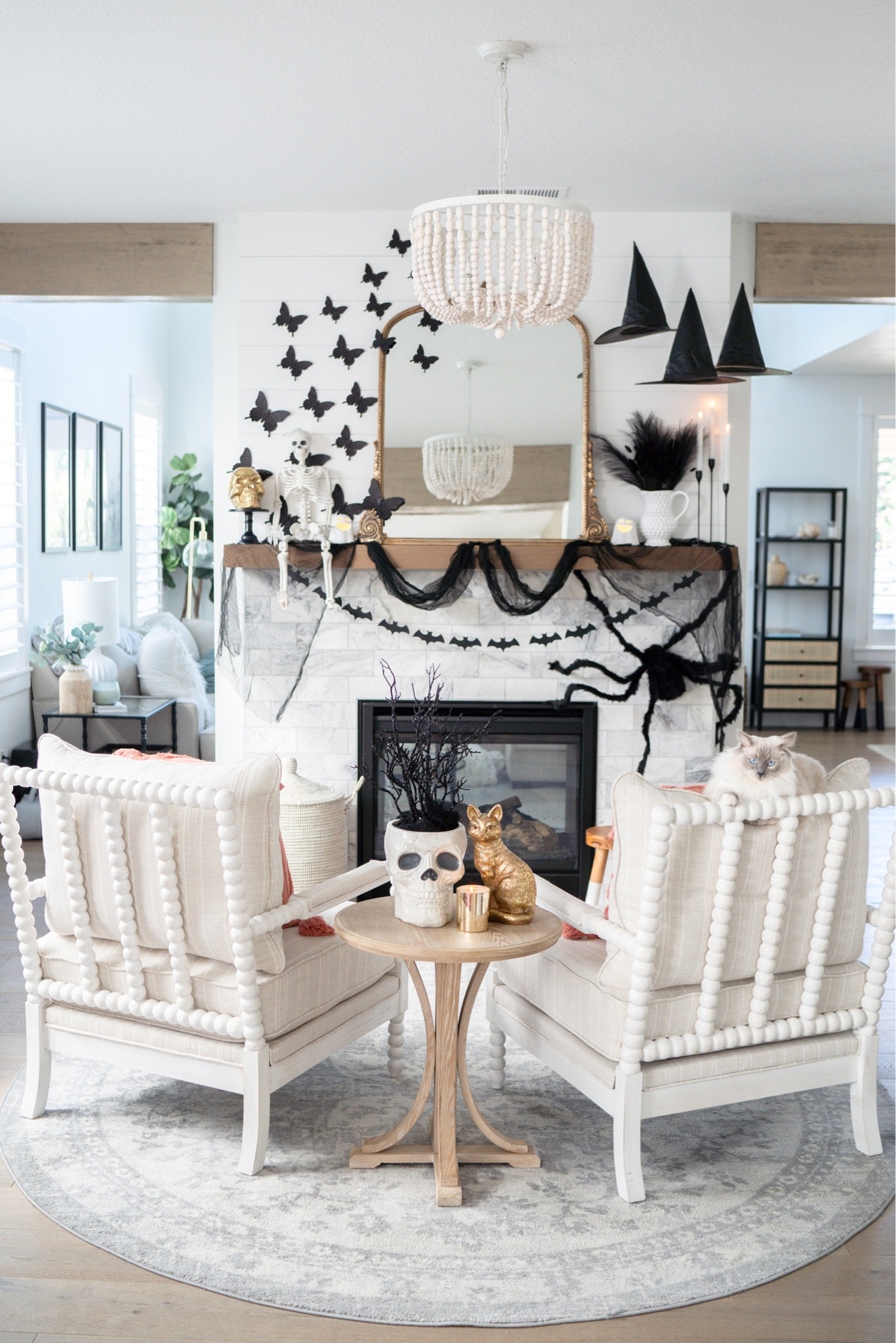 Check out our Halloween mantel! I loved this look and I was able to find the butterflies in stock! 

#LTKhome #LTKstyletip #LTKSeasonal