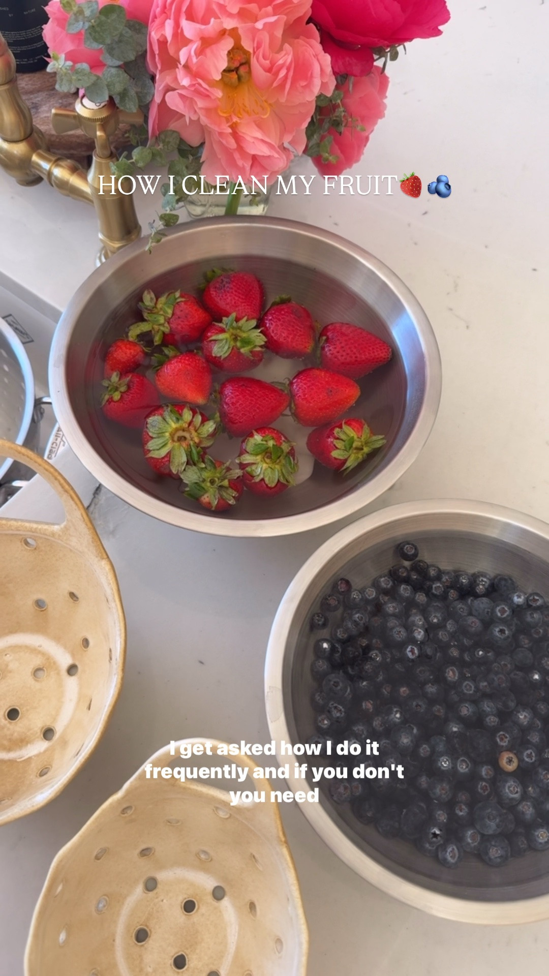 How I clean my berries🍓🫐 and what I use 👩🏻‍🍳👩🏻‍🍳

#LTKHome #LTKfoodie