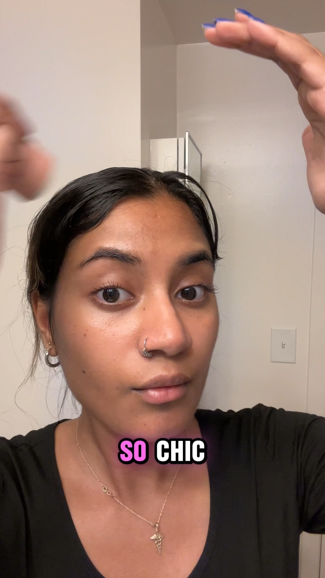 You guys I found the cure to messy flyaways! 