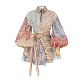 Rebellion Striped Mini Dress | ZIMMERMANN (US, CA, EU, MENA)