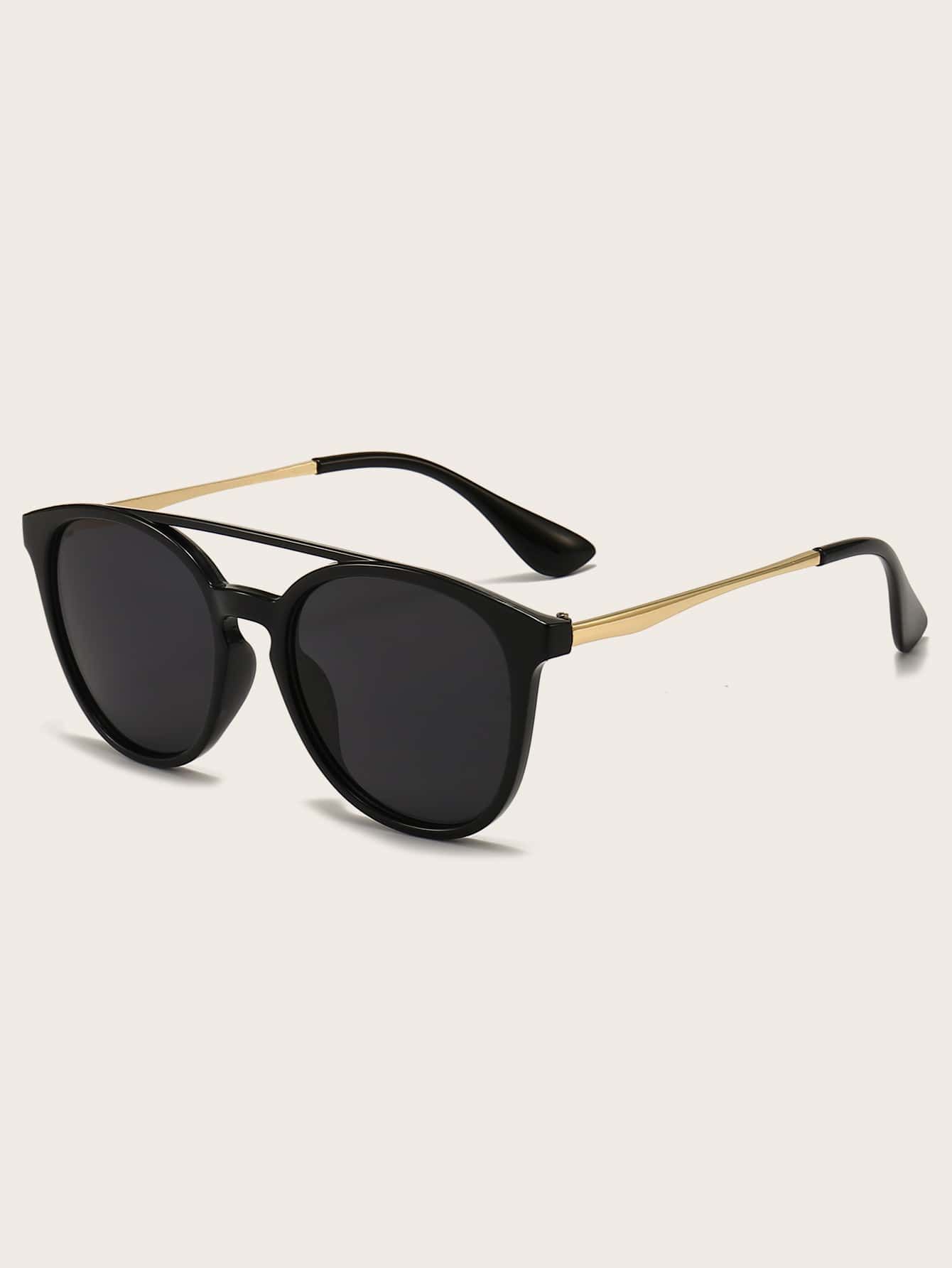 Sonnenbrille mit Leiste Oberteil | SHEIN