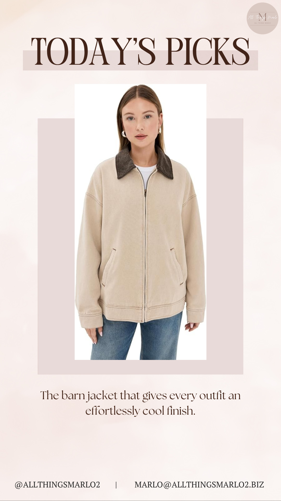 The barn jacket that gives every outfit an effortlessly cool finish. 

 #LTKSeasonal #LTKWorkwear #LTKTravel