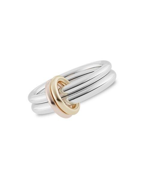 Galaxy Calliope Sterling Silver, 18K Yellow & Rose Gold Ring | Saks Fifth Avenue