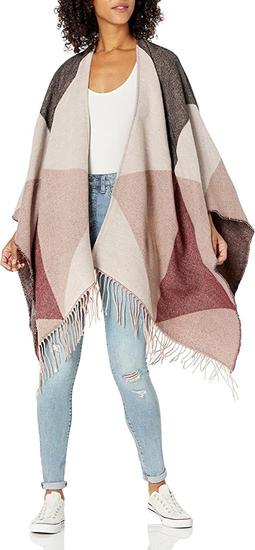 Goodthreads Women's Wrap Shawl Poncho Cape | Amazon (US)