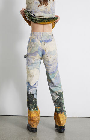 The MET x PacSun Van Gogh Wheat Field With Cypresses Carpenter Pants | PacSun | PacSun