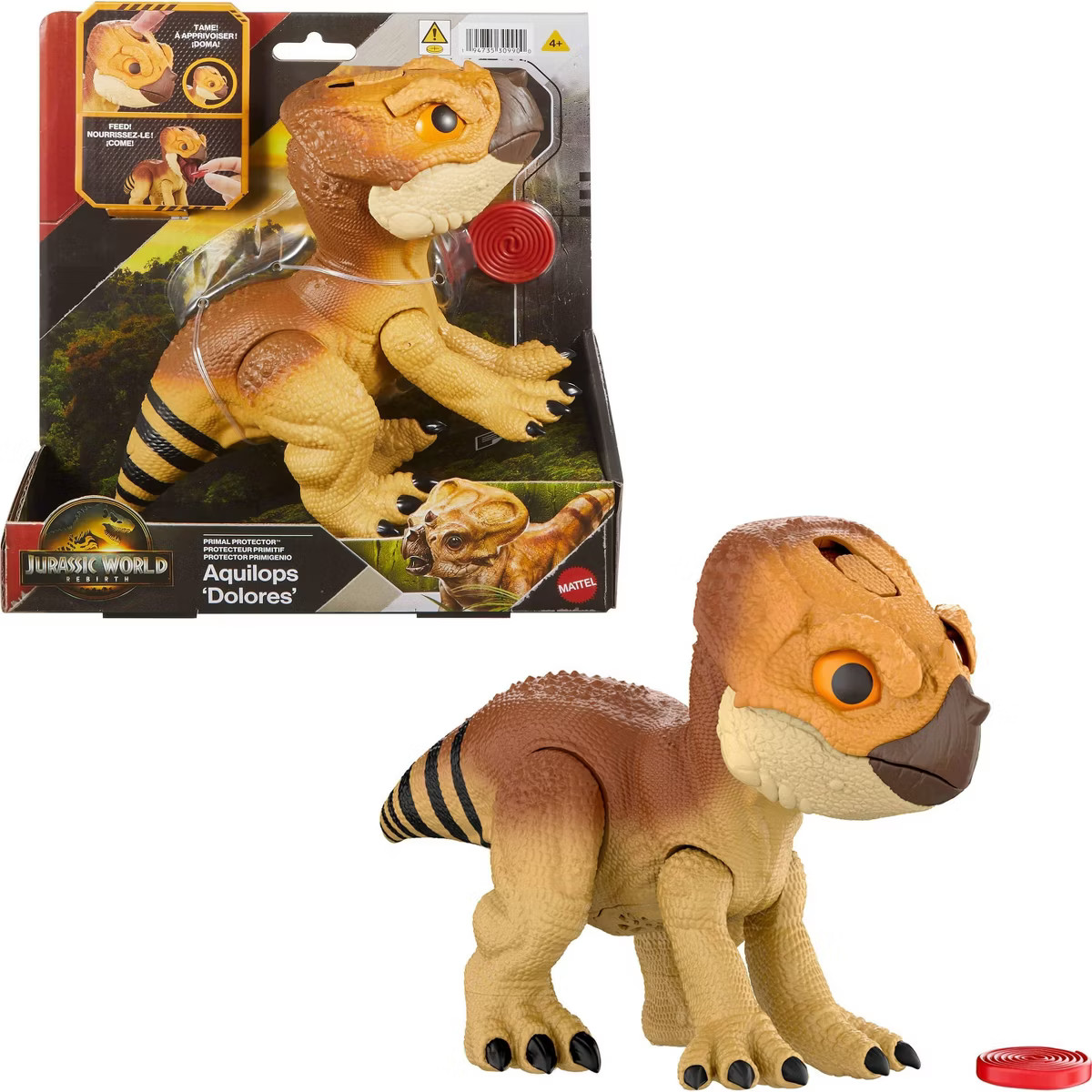 Jurassic World Rebirth Primal Protector Aquilops Dolores Interactive Dinosaur Toy, Attack & Sound... | Target
