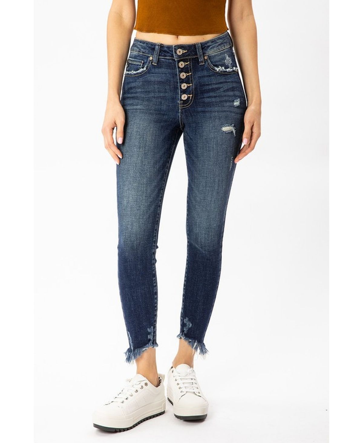 Kancan Women's High Rise Ankle Skinny Jeans | Macys (US)